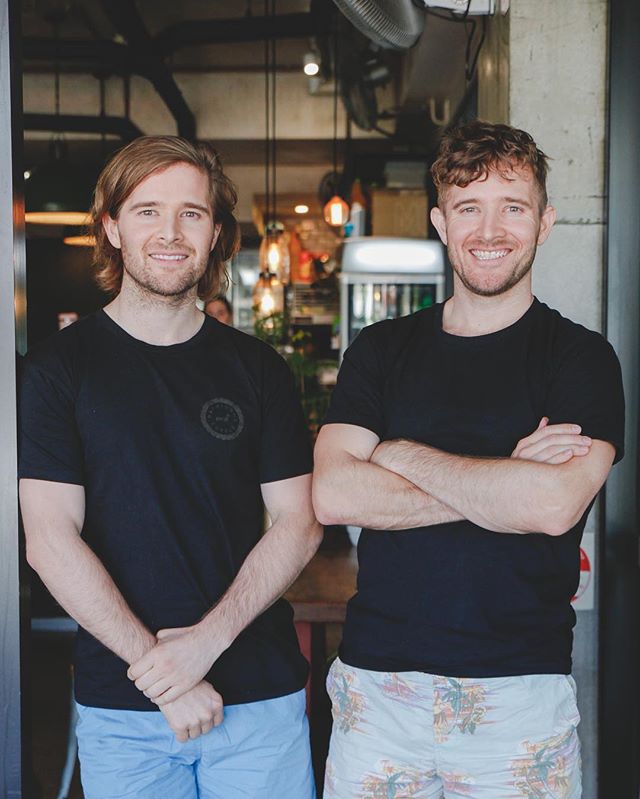 Coffee on a Friday is always better with your partner in crime... who’s your favourite COME. SIT. STAY. coffee partner ? tag them an organise your next coffee date ☕️ #coffee #cafe #coffeedate #breakfast #lunch #brunch#twins #partner #sydney #b